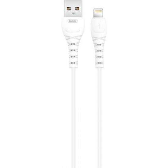 XO Q165 USB 2.0 Cable USB-C male - USB-A male Ασπρο 1m