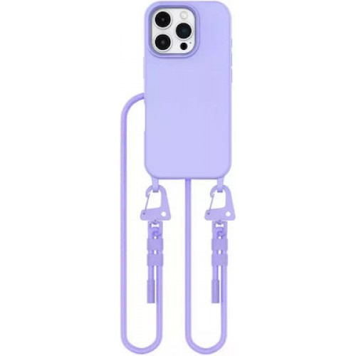 Tech-Protect Magnecklace Back Cover Σιλικόνης Λιλά (iPhone 16 Pro)