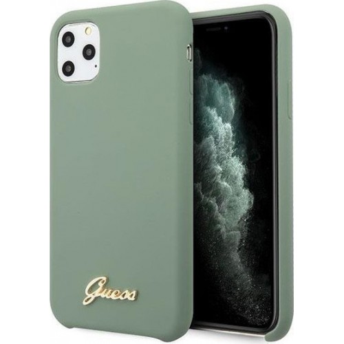 Guess Back Cover Χακί Gold Logo (iPhone 11 Pro) Guess Back Cover Χακί Gold Logo (iPhone 11 Pro)