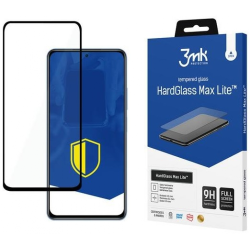 Tempered Glass 3MK HardGlass Max Lite for Xiaomi Poco F3 / Mi 11i 5G black Tempered Glass 3MK HardGlass Max Lite for Xiaomi Poco F3 / Mi 11i 5G black