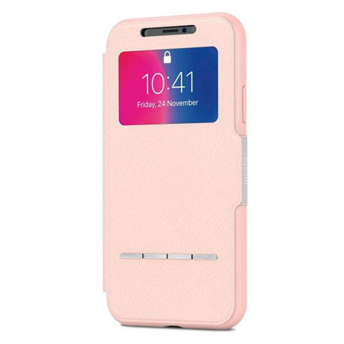 Moshi Sense Cover Folio Case για iPhone X / XS Pink