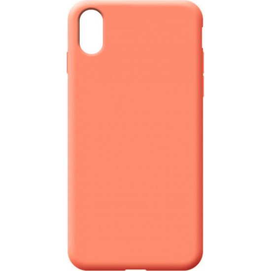Θήκη Σιλικόνης iPhone XS Max - Soft Flexible Rubber Protective Cover - Πορτοκαλί