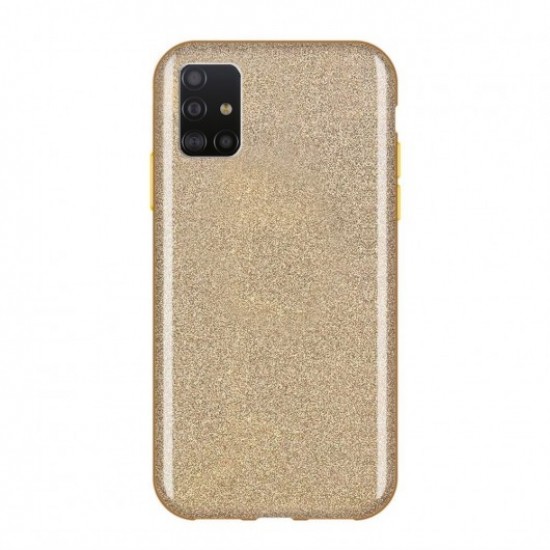 Glitter Case Shining Cover Gold Dust For Samsung Galaxy A51 Gold