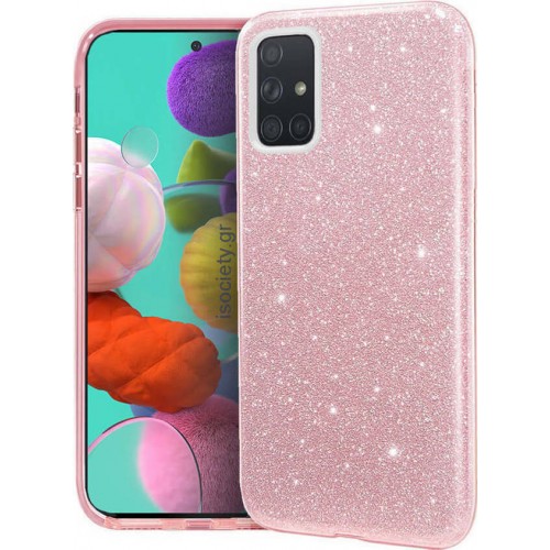 OEM GLITTER ΘΗΚΗ SHINING COVER ΓΙΑ SAMSUNG GALAXY A51 ΡΟΖ OEM GLITTER ΘΗΚΗ SHINING COVER ΓΙΑ SAMSUNG GALAXY A51 ΡΟΖ