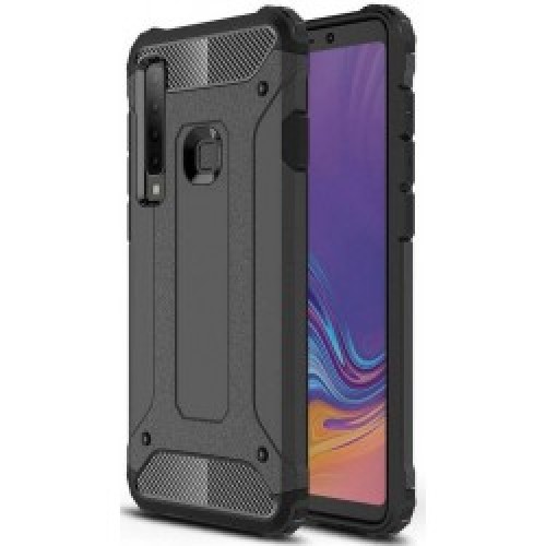 Forcell Armor Back Cover Πλαστικό Ανθεκτική Μαύρο (Galaxy A9 2018)