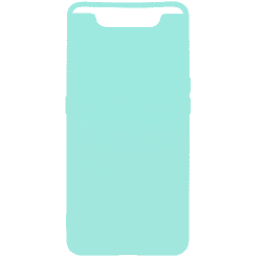 Πίσω Θήκη Σιλικόνης τιρκουαζ (Galaxy A80)