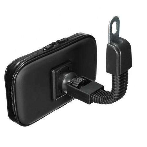 Βάση Κινητού με Αδιάβροχη Θήκη για Καθρέπτη Μοτοσυκλέτας Moxom Knight