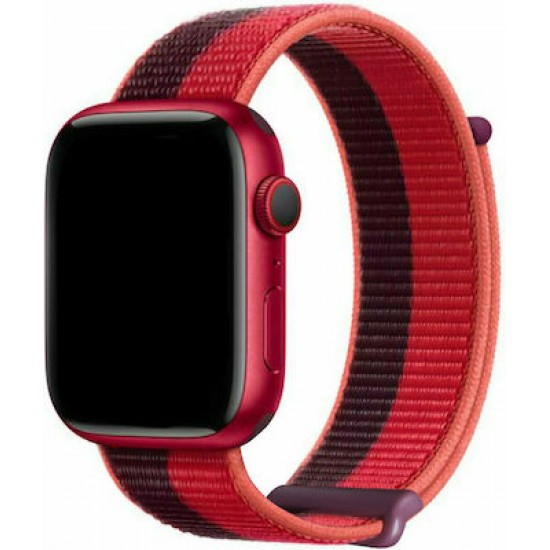 Dux Ducis Sport Λουράκι Υφασμάτινο Κόκκινο (Apple Watch 38/40/41mm)