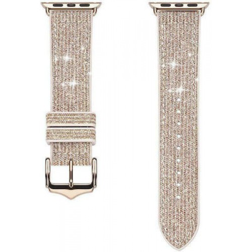 Dux Ducis Sparkle Λουράκι Δερματίνης Χρυσό (Apple Watch 38/40/41mm)