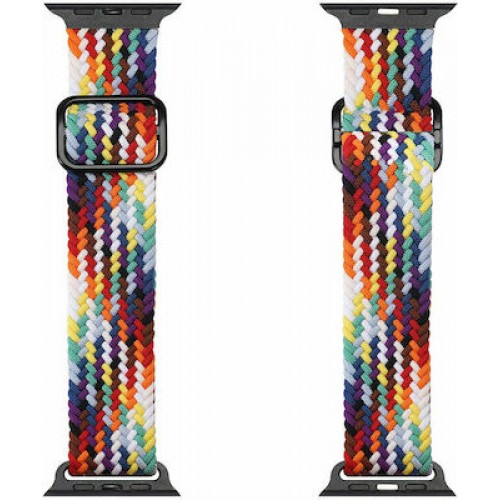 Dux Ducis Mixture Λουράκι Υφασμάτινο Rainbow (Apple Watch 38/40/41mm)