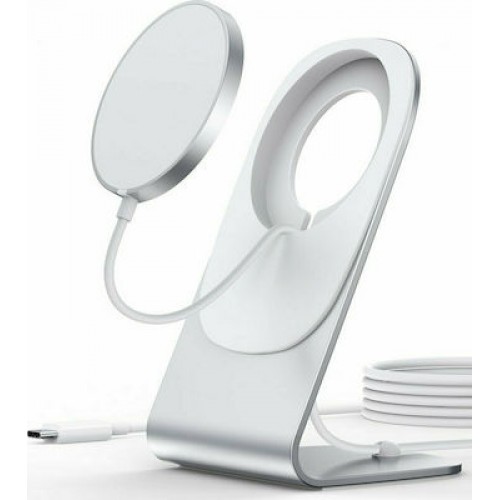 Choetech Φορτιστής Magsafe 15W Ασημί (T517-F) Choetech Φορτιστής Magsafe 15W Ασημί (T517-F)