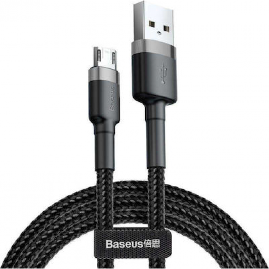 Καλώδιο USB προς Micro USB Baseus Cafule 2A 3m (μαύρο/γκρι)