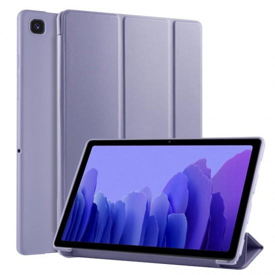 Trifold Θήκη Βιβλίο με Σιλικόνη Flip Cover Για Samsung Galaxy Tab A7 (2020) 10.4" Μώβ Trifold Θήκη Βιβλίο με Σιλικόνη Flip Cover Για Samsung Galaxy Tab A7 (2020) 10.4" Μώβ
