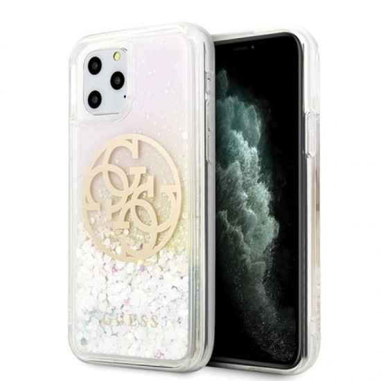 Guess Back Cover Σιλικόνης Liguid Glitter (iPhone 11 Pro)