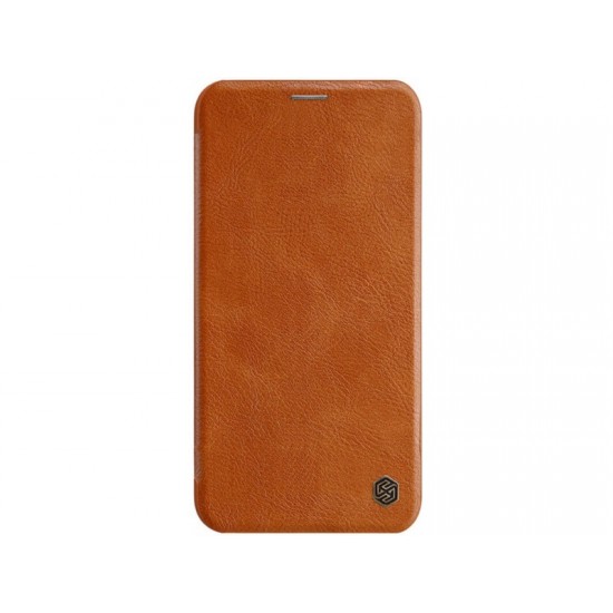 Nillkin iPhone 11 Qin Leather Flip Book Case Θήκη Βιβλίο - Brown