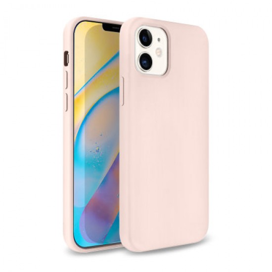 Θήκη Baseus μαλακή σιλικόνη χρώμα ροζ για iPhone 12 Mini