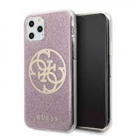 Guess Back Cover Σιλικόνης Circle Pοζ (iPhone 11 Pro)