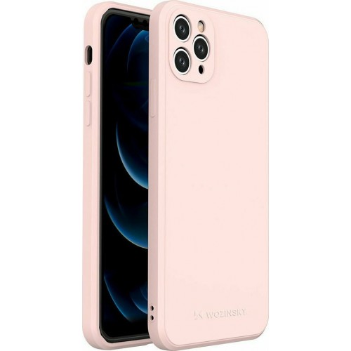 Wozinsky Color Back Cover Σιλικόνης Ροζ (iPhone 11 Pro Max)
