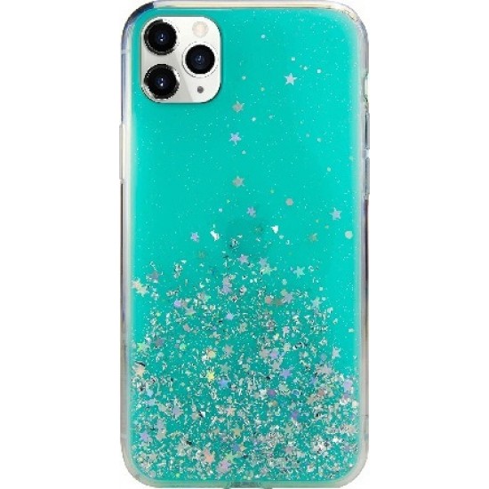 Wozinsky Star Glitter Back Cover Σιλικόνης Πράσινο (iPhone 11 Pro Max)