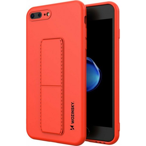 Wozinsky Kickstand Flexible Back Cover Σιλικόνης Κόκκινο (iPhone 8/7 Plus)