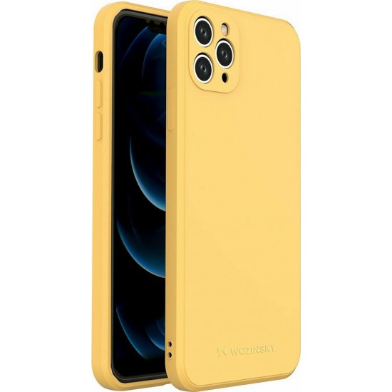 Wozinsky Color Back Cover Σιλικόνης Κίτρινο (iPhone 11 Pro Max)