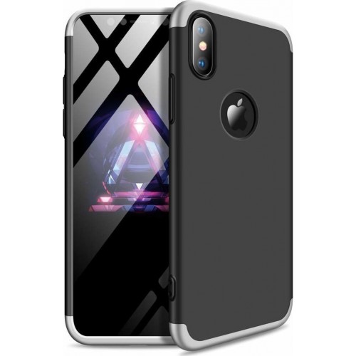 360 Full Cover Hole Μαύρο / Ασημί (iPhone XS Max) 360 Full Cover Hole Μαύρο / Ασημί (iPhone XS Max)