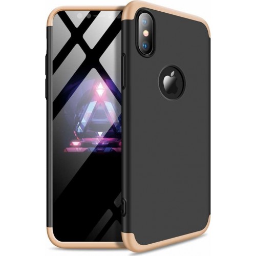 360 Full Cover Hole Μαύρο-Χρυσό (iPhone XS Max) 360 Full Cover Hole Μαύρο-Χρυσό (iPhone XS Max)