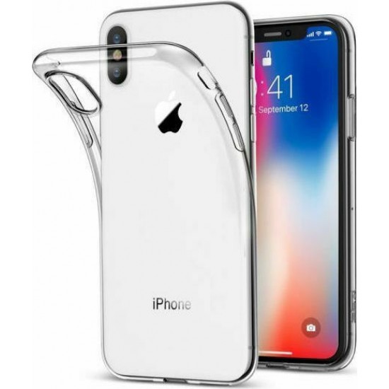 Hurtel Ultra Clear Gel Back Cover Σιλικόνης Διάφανο (iPhone XS Max)