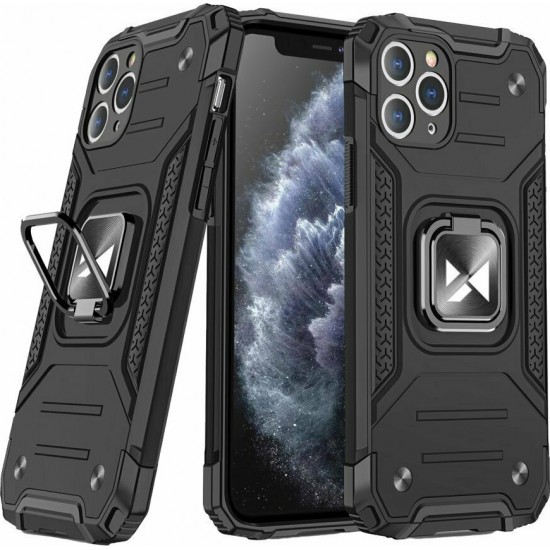 Wozinsky Ring Armor Back Cover Συνθετική Ανθεκτική Μαύρο (iPhone 11 Pro)
