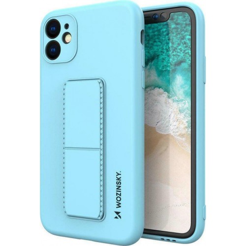 Wozinsky Kickstand Flexible Back Cover Σιλικόνης Γαλάζιο (iPhone 11)