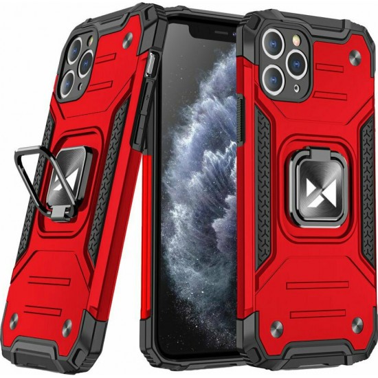 Wozinsky Ring Armor Back Cover Συνθετική Ανθεκτική Κόκκινο (iPhone 11 Pro)