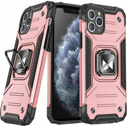 Wozinsky Ring Armor Back Cover Συνθετική Ανθεκτική Ροζ (iPhone 11 Pro)
