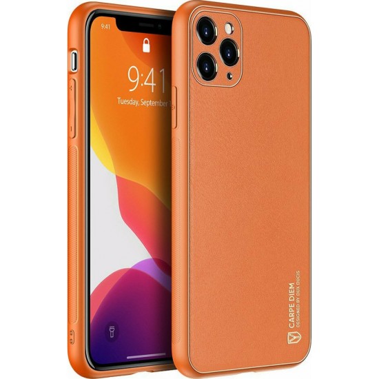 Dux Ducis Yolo Back Cover Δερματίνης Πορτοκαλί (iPhone 11 Pro Max)