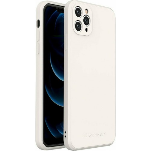 Wozinsky Color Back Cover Σιλικόνης Λευκό (iPhone 11 Pro Max)