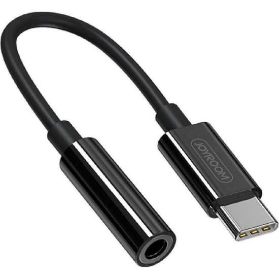Joyroom USB-C αρσενικό - 3,5 mm θηλυκό (SH-C1-BK)