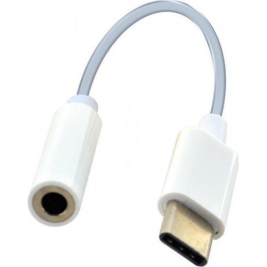 Joyroom USB-C αρσενικό - 3,5mm θηλυκό (SH-C1) Λευκό