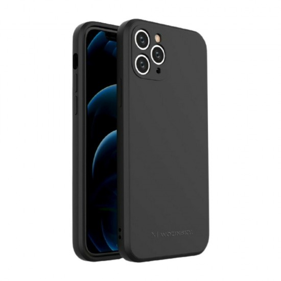 Wozinsky Color Back Cover Σιλικόνης Μαύρο (iPhone 11 Pro Max)
