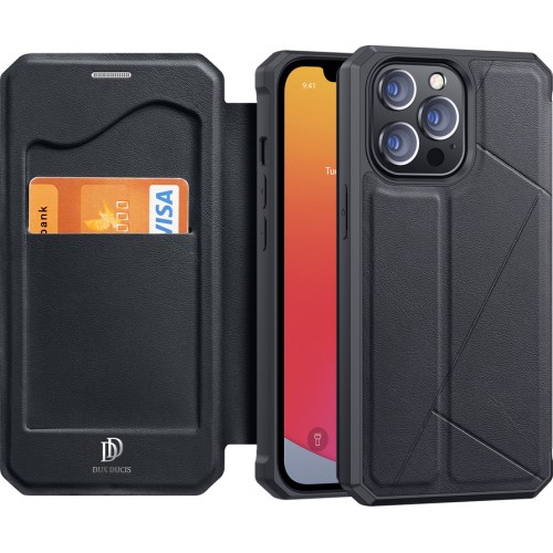 Dux Ducis Skin X Book Δερματίνης / Πλαστικό Μαύρο (iPhone 13 Pro)