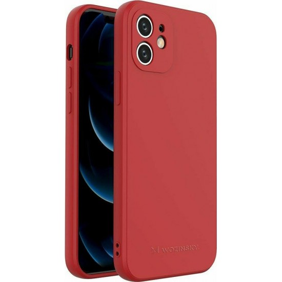 Wozinsky Color Back Cover Σιλικόνης Κοκκίνο (iPhone X/Xs)