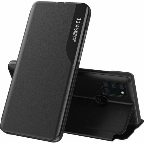 Hurtel Eco Leather View Case Book Δερματίνης Μαύρο (Galaxy A21s) Hurtel Eco Leather View Case Book Δερματίνης Μαύρο (Galaxy A21s)
