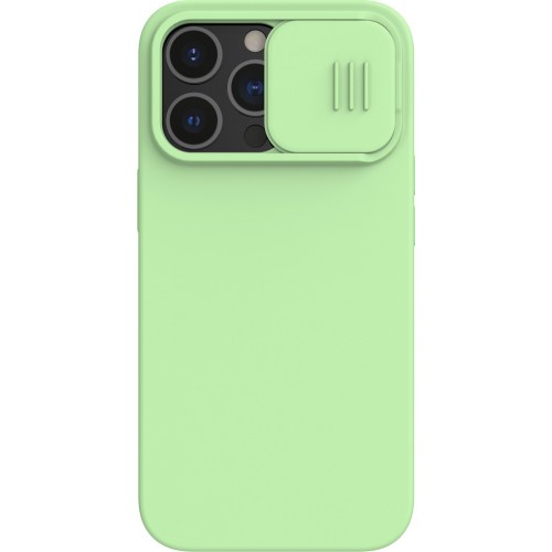 Nillkin CamShield Silky Back Cover Πλαστικό / Σιλικόνης Mint (iPhone 13 Pro)
