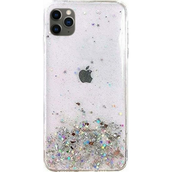Wozinsky Star Glitter Back Cover Σιλικόνης Διάφανο (iPhone 11 Pro)