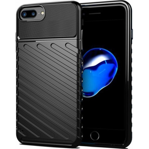 Hurtel Thunder Back Cover Πλαστικό Μαύρο (iPhone 8/7 Plus)