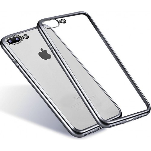 Hurtel Electro Bumper Διαφανές Μαύρο (iPhone 8/7 Plus)