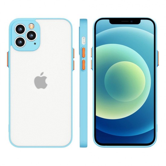 Hurtel Milky Back Cover Σιλικόνης Μπλε (iPhone X/Xs)