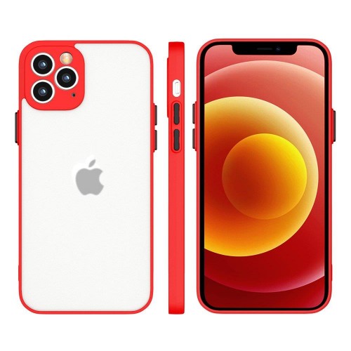 Hurtel Milky Back Cover Σιλικόνης Κόκκινο (iPhone Xr)