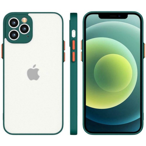 Hurtel Milky Back Cover Σιλικόνης Σκούρο Πράσινο (iPhone 11)