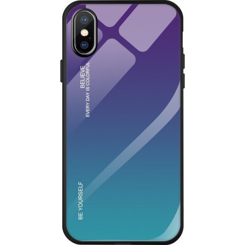 Gradient Glass Green/Purple (iPhone XR)