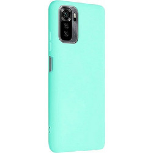 Oem Back Cover Silicone Soft Xiaomi Redmi Note 10 5G / POCO M3 Pro Τιρκουαζ