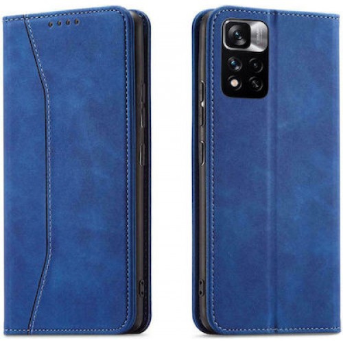 Hurtel Magnet Fancy Wallet Δερματίνης Μπλε (Redmi Note 11 Pro)